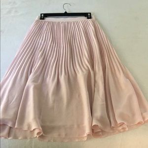 Pale Pink Midi Skirt